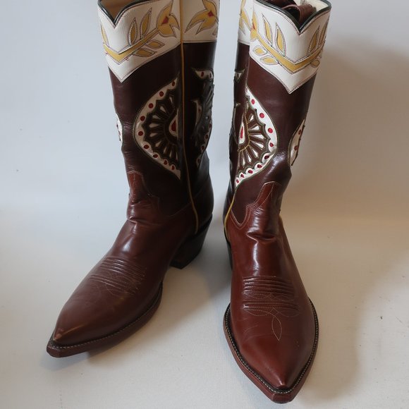 Rocketbuster Boots Other - ROCKETBUSTER BOOTS BROWN LEATHER COWBOY BOOTS 10.5